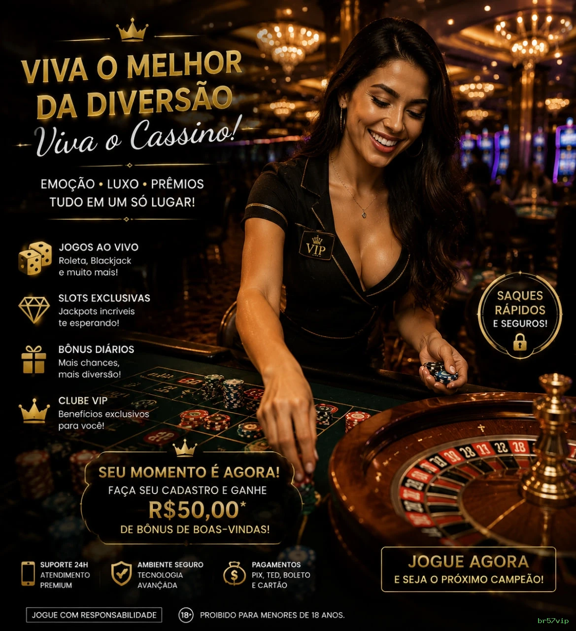 Roleta e blackjack br57vip